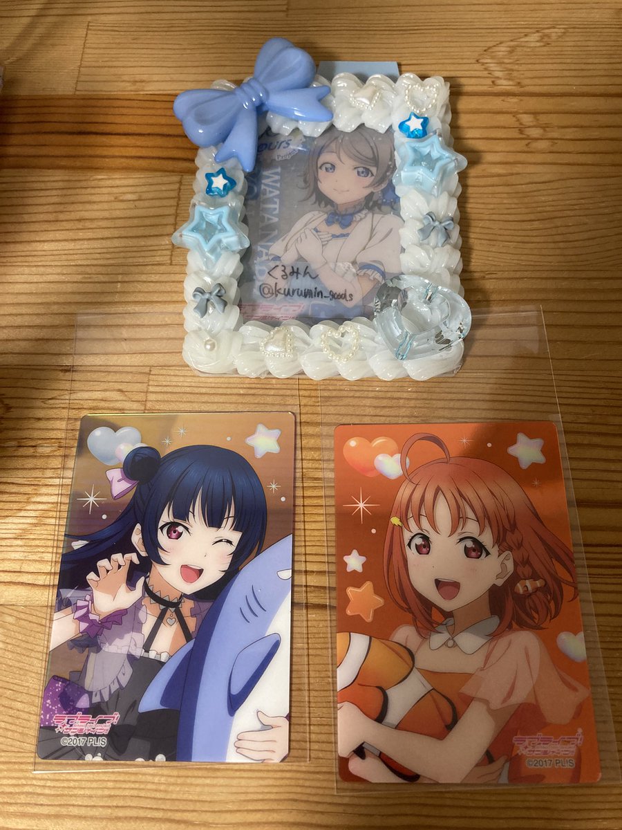 kurumin_goods's tweet photo. 【交換】
ラブライブ！サンシャイン！Aqours ぷかぷかフェア オーロラアートコレクション 

【譲】
善子、千歌

【求】
同種 曜

郵送希望。ついぷろ必読。よろしくお願いします。 https://t.co/Mc55nVGiyL