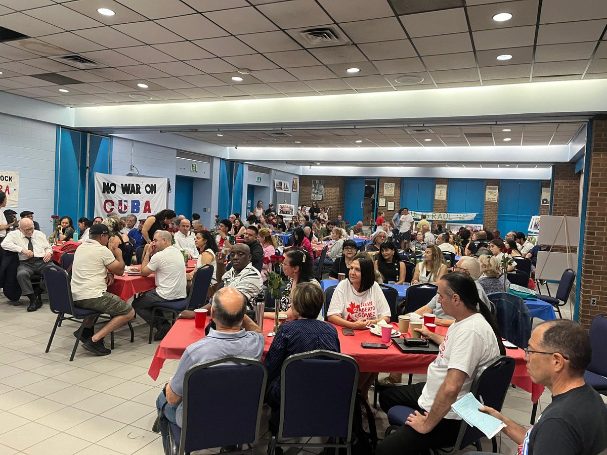 fonseca_julio's tweet photo. Yesterday #AsocCubanosJGG #Toronto, @CCFA4TO, #LACSN and many more friends celebrated #Cuba's National Day of Rebellion and 73 Anniversary #26Julio
#CubaNoEstáSola #Viva #Cuba Libre
#TumbaElBloqueo
@cdnntwrkoncuba @CGCuba_Toronto @EmbacubaCanada https://t.co/sELszhZmsz