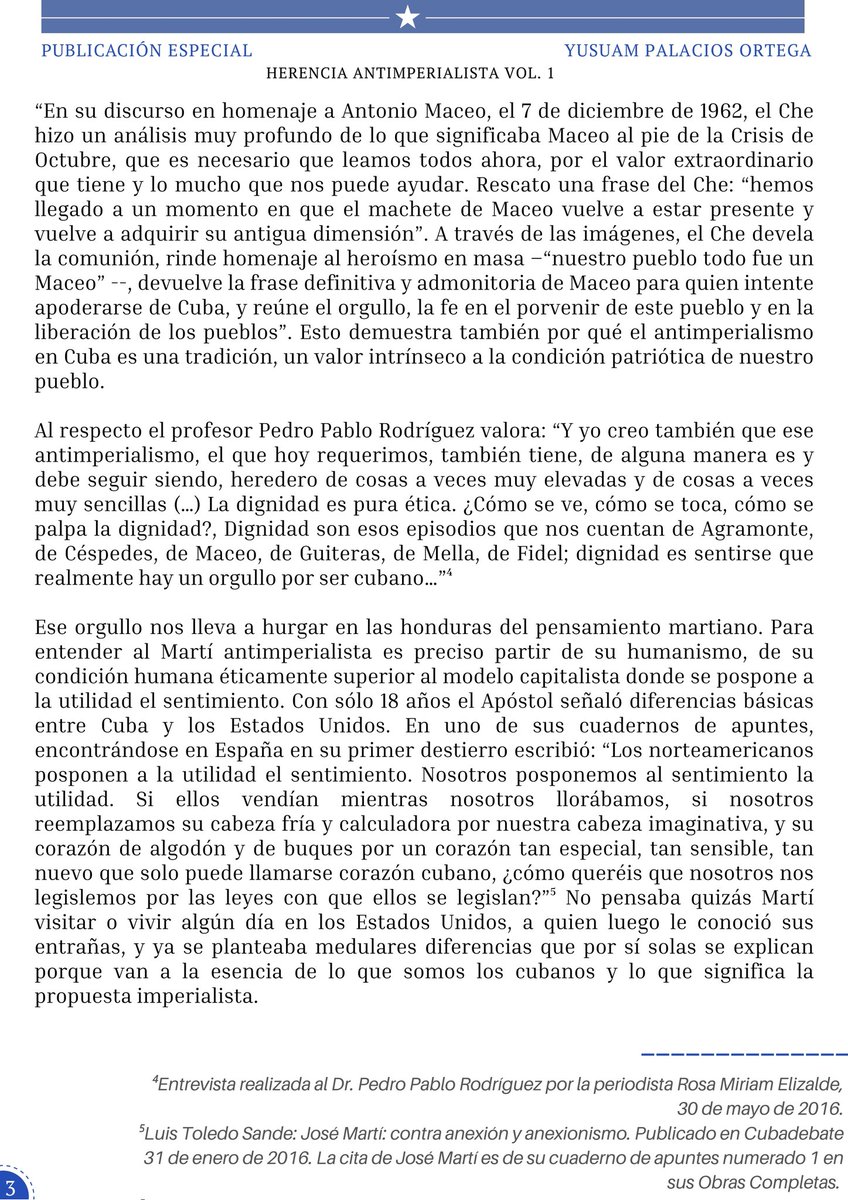 MuseoFragua's tweet photo. ❤️🖤 – A propósito de este 26 de julio, Día de la Rebeldía Nacional, ⭐️ les presentamos la siguiente publicación especial de la #FraguaMartiana y el Proyecto "Martí ilumina los cien años de Fidel".
🇨🇺 Herencia Antimperialista (Volumen 1)

— Por Yusuam Palacios Ortega ✒️. https://t.co/K4e58vFvyN