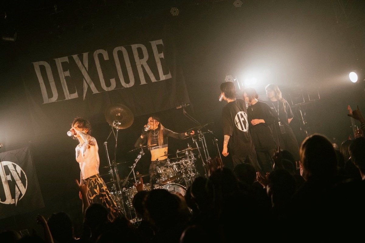 dexcore_info's tweet photo. 2026.07.26(Sun) Aichi Nagoya BOTTOM LINE

DEXCORE Beyond the storm TOUR [DAY12]
Guest：マザリ（@mazari_info ）

Thank you !

Photo by @FilmsMickey 

#DEXCORE 
Next→Tour final [DAY13] 08.16 Tokyo https://t.co/T2eLtlslwp