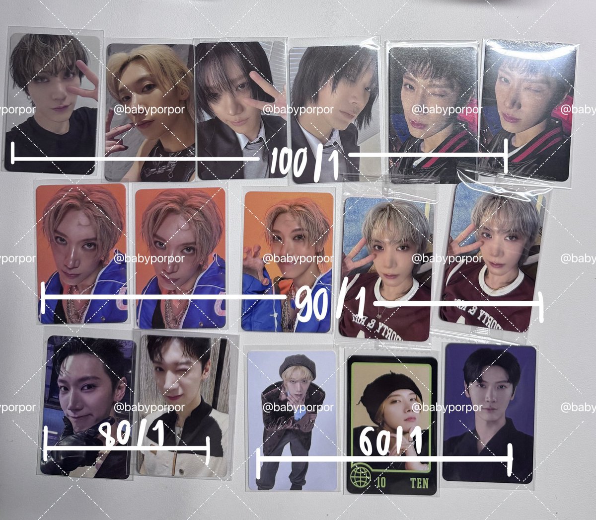 Nanakkk4's tweet photo. พร้อมส่ง✨

⭐️การ์ดราคาตามภาพ

🛵💭 50฿ เหมาๆ 

สนใจdmได้ค่า📌
#ตลาดนัดnct #ตลาดนัดtenlee https://t.co/75iY1cINhX