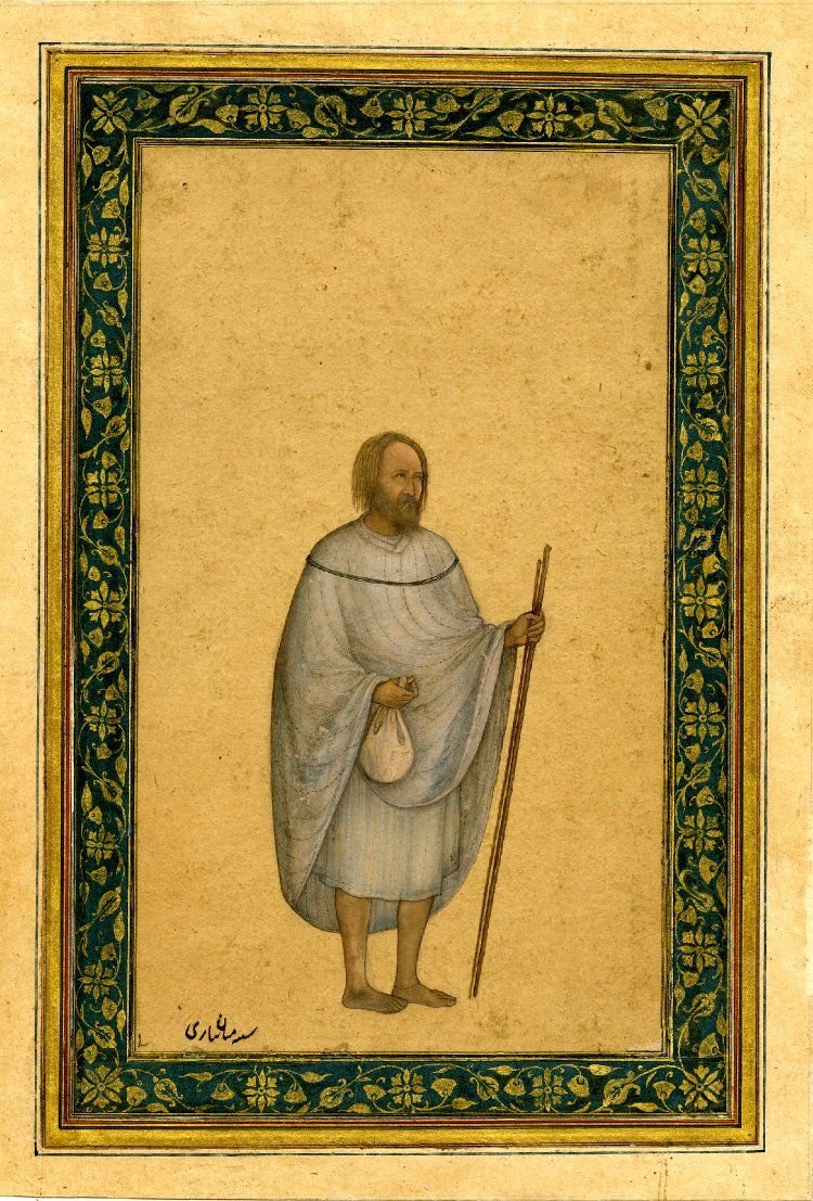 lbnBattuta's tweet photo. Though Sufi ascetics are today depicted with a specific style, the historically idealized ascetics were quite different.

They renounced all possessions, even their own shoes, relying on divine providence (tawakkul).

They wore a simple robe and a stick to help them during travel https://t.co/ra7m9i81q8