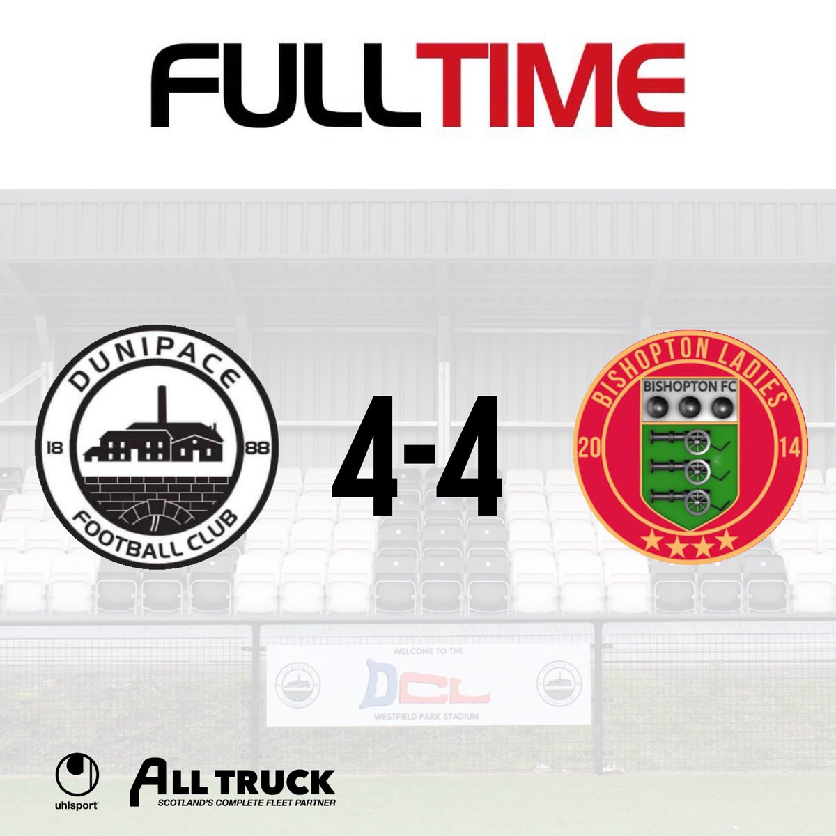 DunipaceLadies's tweet photo. All square at Westfield. A goalfest against a good Bishopton side.
Claire Hutton โฝ๏ธโฝ๏ธโฝ๏ธโฝ๏ธ
Jemma Gilbertson ๐
ฐ๏ธ
Kelise Aitchison ๐
ฐ๏ธ
Sam Montgomery ๐
ฐ๏ธ
All the best to @BishoptonFcl for the season
League campaign underway next Sunday
#MonThePace https://t.co/kf0vSZkGv9