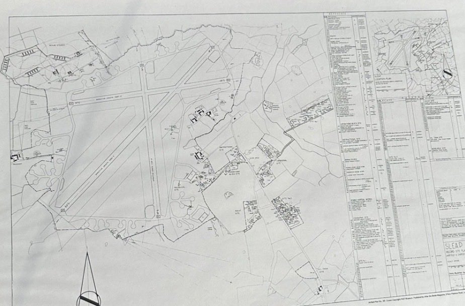 Vintage0Antique's tweet photo. Check out Plan Map of #Sleap #Shropshire England Royal Air Force #Airfield #Base #R.A.F #Museum https://t.co/3D9YlGjBEi #eBay via @eBay_UK https://t.co/22nWe3W3ro