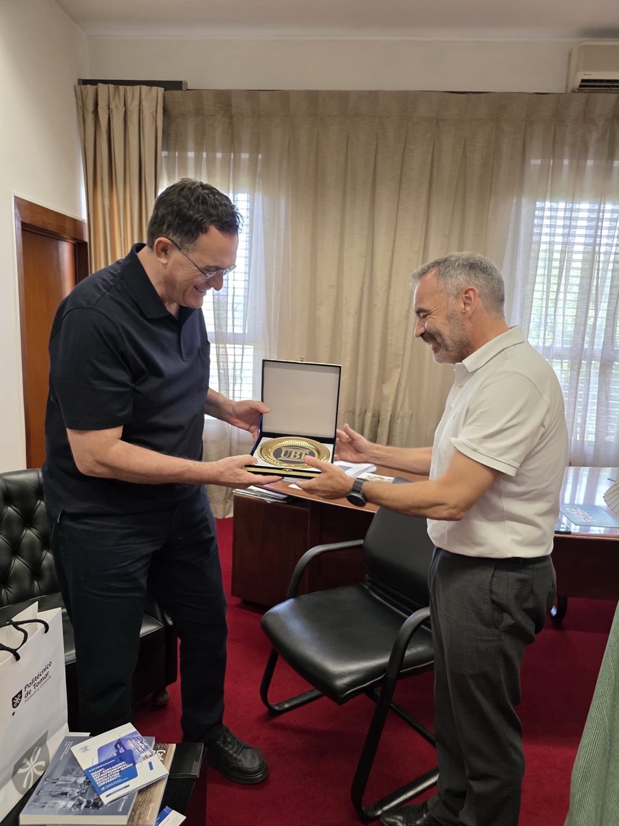 UBTEducation's tweet photo. 🌍 UBT strengthens its international partnerships!

Through the #ErasmusPlus programme, UBT visited the Polytechnic Institute of Tomar in Portugal to expand cooperation in education, research, innovation, and academic mobility. - https://t.co/HCQ3qUl3gd https://t.co/VWY0S8JFgD