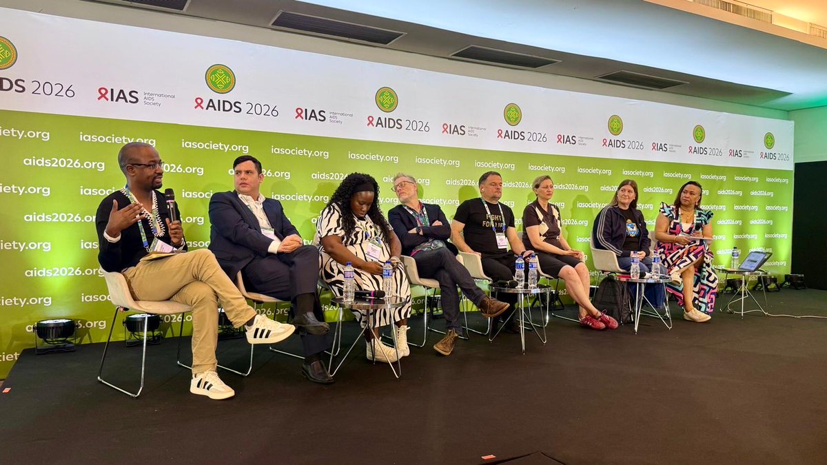 KELINKenya's tweet photo. We kicked off our #AIDS2026 engagement today with KELIN Executive Director @AllanMaleche speaking on the panel Treatment at a Crossroads.

He highlighted the need to protect civic space, strengthen accountability, keep communities at the centre of the HIV response, and safeguard access to quality, affordable medicines.
@itpcmena @ITPCglobal  @jiasociety  

#AIDS2026 #RethinkRebuildRise
