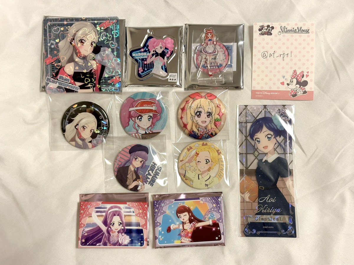 af_rptl's tweet photo. 交換 アイカツ ステッカー チケットライクコレクション 缶バッジ アクキー アクスタ ブロマイド 

譲　いちご あおい 蘭 さくら かえで 美月 セイラ マリア あかり スミレ ひなき 凛 まどか ここね

求　同>異種ユリカ おとめ or 買取

郵送での取引希望
まとめての方優先
お気軽にお声掛けください https://t.co/hcnOJpwZgX