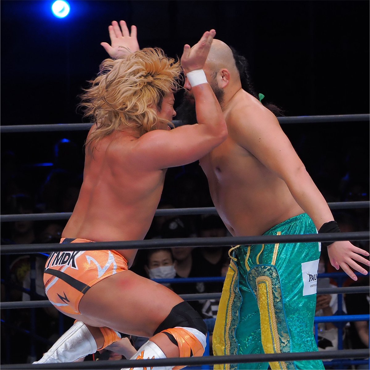 sh202479's tweet photo. 7/21 新日本プロレス 仙台サンプラザ
#njpw  #G1CLIMAX36 #njpwworld 

天山さんが乗り移った大岩くんとオーカーンのモンゴリアン対決 https://t.co/wlPD78Mu8Q