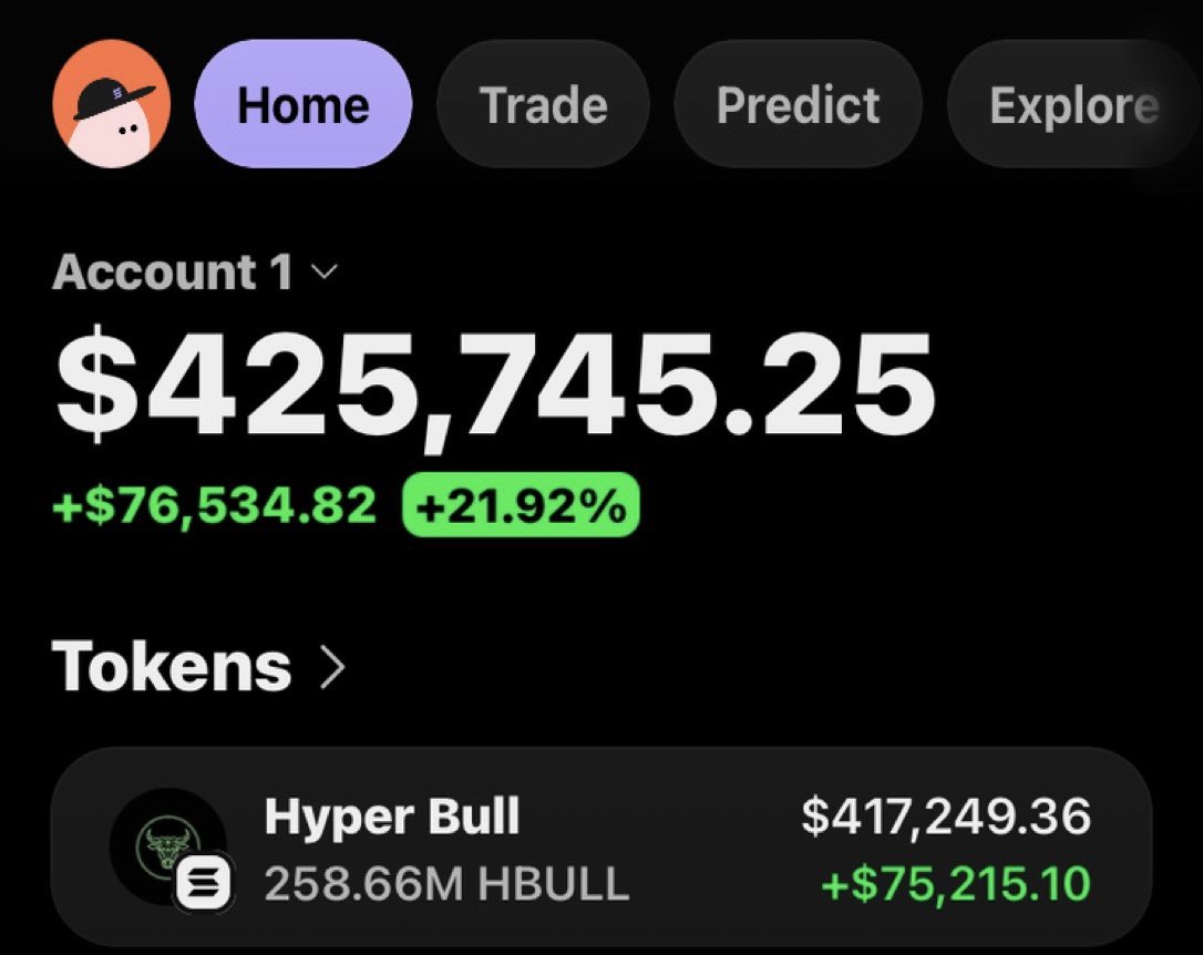 Alpha_calls10's tweet photo. $HBULL is making waves printing massive profits on my Alpha telegram group🏆📊🚀

Fams are celebrating 🥳 as usual

Ca: 7V6Sk63y8Rr1MvcN5mYNp61wgFhy4EeQg5gUASk9pump https://t.co/EVSSZsCMsv