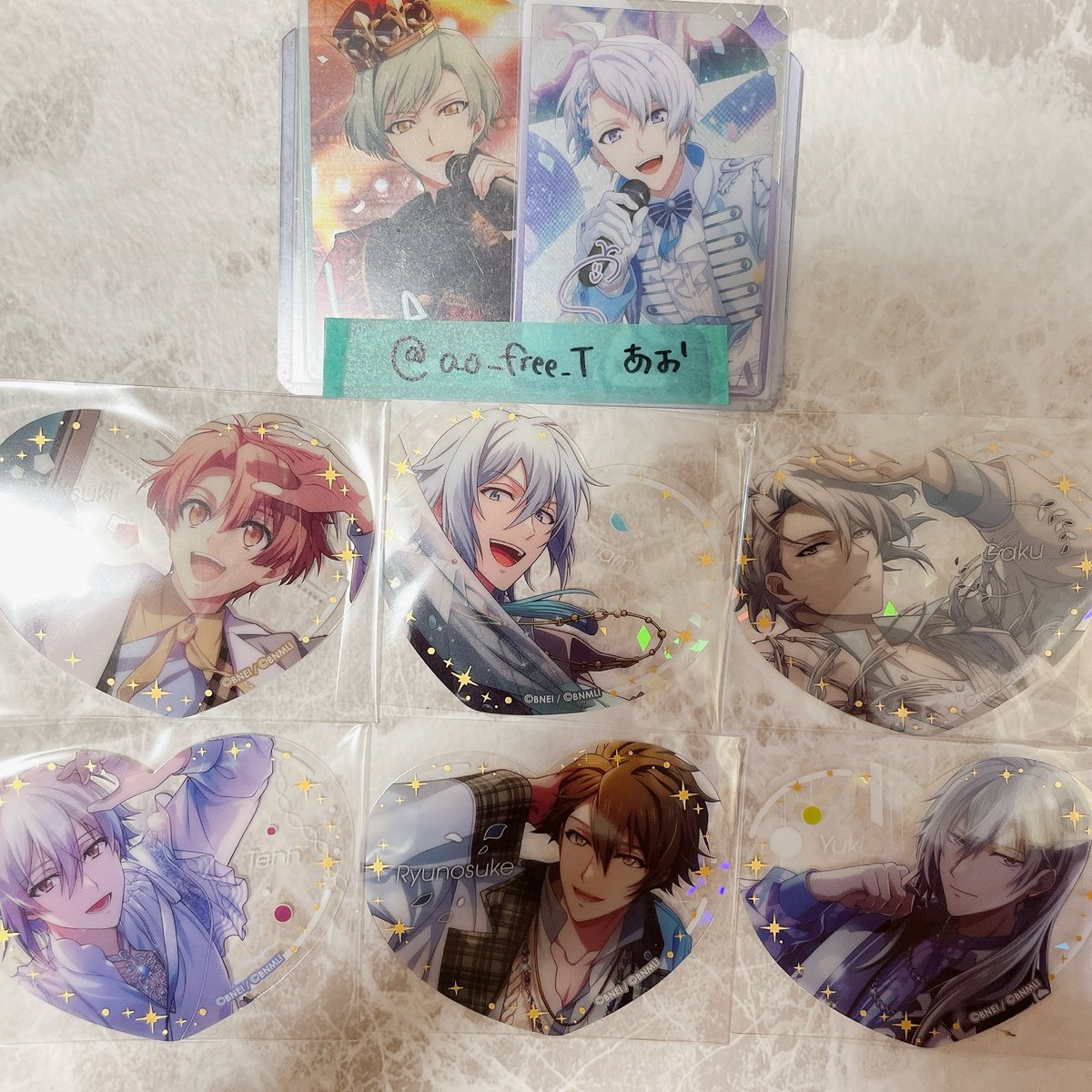 ao_free_T's tweet photo. 【交換】アイナナ ぴくりあ vol.3 16pro

《譲》三月、環、楽、天、龍之介、千

《求》壮五

郵送、関西手渡し https://t.co/pUxyliRK0S