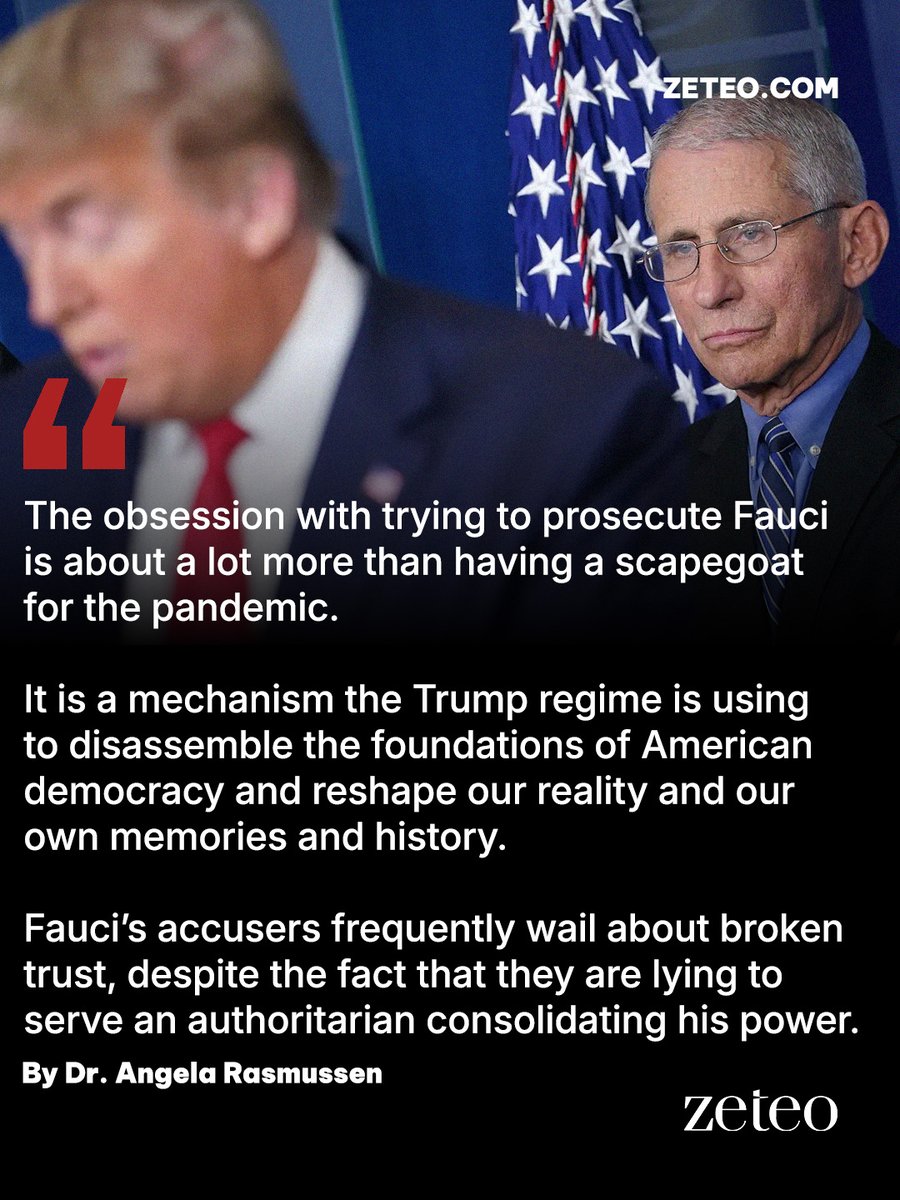 zeteo_news's tweet photo. "Fauci did not manipulate the intelligence community or lie about the pandemic’s origins. Tulsi Gabbard did that.”

Virologist @angie_rasmussen explains what the evidence actually shows about the origins of the Covid pandemic &amp; how the Trump administration is lying to Americans. https://t.co/x0Chhz7iYS