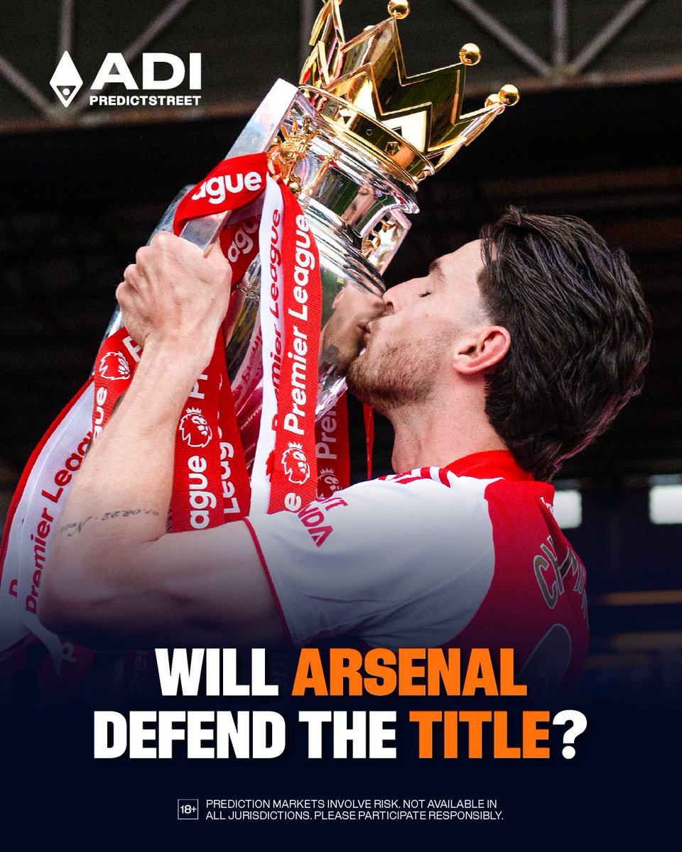 Predictstreet's tweet photo. The champions return with everyone chasing them.

Can Arsenal go back-to-back, or will a new name take the crown? https://t.co/0UxXKCg8sQ