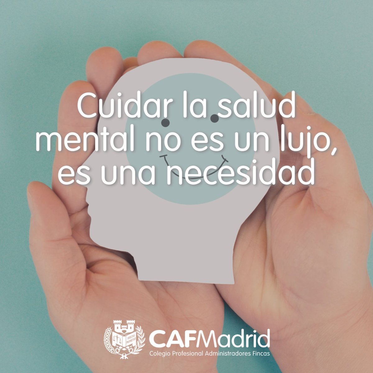 CAFMadrid's tweet photo. 📢 Cuidar la salud mental no es un lujo, es una necesidad, también entre los administradores de fincas. El @CAFMadrid da un gran paso en la visibilización de la realidad de la profesión, con la creación de su Grupo de Trabajo en #SaludMental.

👇 Por @marinasanchezje, vicepresidenta del CAFMadrid, para el blog de los #AFColegiados
https://t.co/Zw2WaXY0Ww