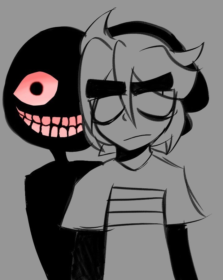 Pixel_is_trash's tweet photo. "¿En serio no lo puedes ver?"

#Brawlstars #AU #ThecolorfulhellAU #Brawlstarsgus #Brawlstarsshade https://t.co/SWCzJD8qFO