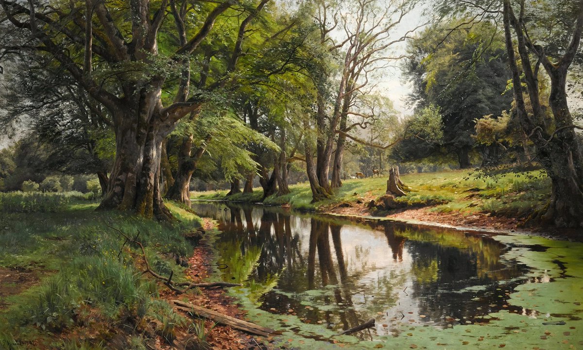 HistoriaJack's tweet photo. The Tranquil World of Peder Mørk Mønsted https://t.co/By73hUGFlO