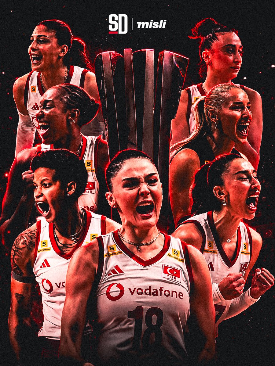 SportsDigitale's tweet photo. 🏆 2026 KADINLAR VNL ŞAMPİYONU FİLENİN SULTANLARI! 🇹🇷 https://t.co/4w215CqyZm