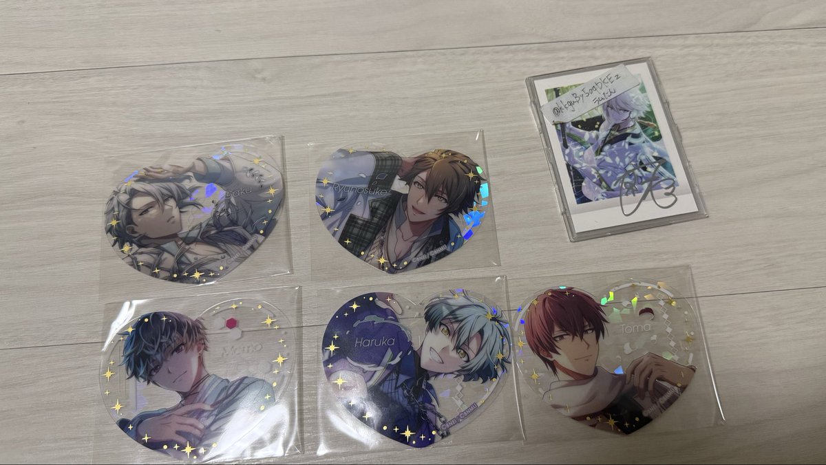 kKguBy5oqDKEzHM's tweet photo. 【交換】アイナナ アイドリッシュセブン ぴくれあ コレクション

譲渡：楽、龍之介、百、悠、トウマ

求：環1、壮五2、天1、巳波1

☆8/21幕張手渡し可能です。
お気軽にお声掛け下さい。 https://t.co/eEfQ1kyZ8g