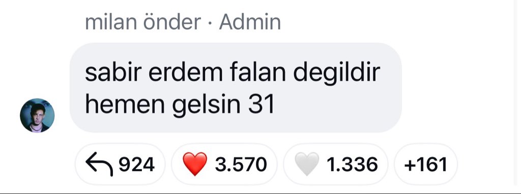 marinsln's tweet photo. milan bunu dedi mi? https://t.co/p7aWkWOmPk