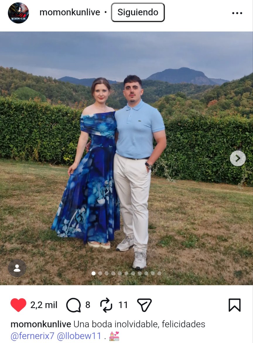 momonkuners's tweet photo. 📸— Momon vía Instagram 🕺💃

"Que elegancia la de Francia" 🤭🩵 https://t.co/TlxEC7KQdu