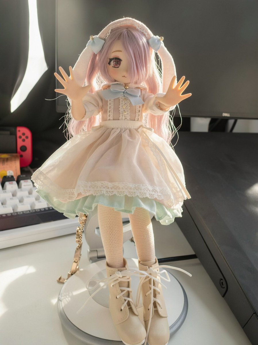 chiyingzai's tweet photo. このみちゃんをお迎えしました🐰
可愛すぎる……！(n>ω<n)♡
#アゾン #ドール https://t.co/QeqMcXRfT9