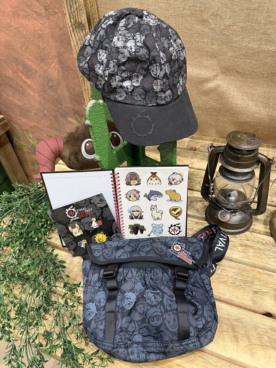 FF_XIV_EN's tweet photo. Yan wants to show you the contents of the Fan Festival 2026 goody bag! 👁️🌵👁️

All attendees can receive one, so be sure to pick yours up in Hall 1.2 if you haven't yet! https://t.co/hHfWFOLlDd