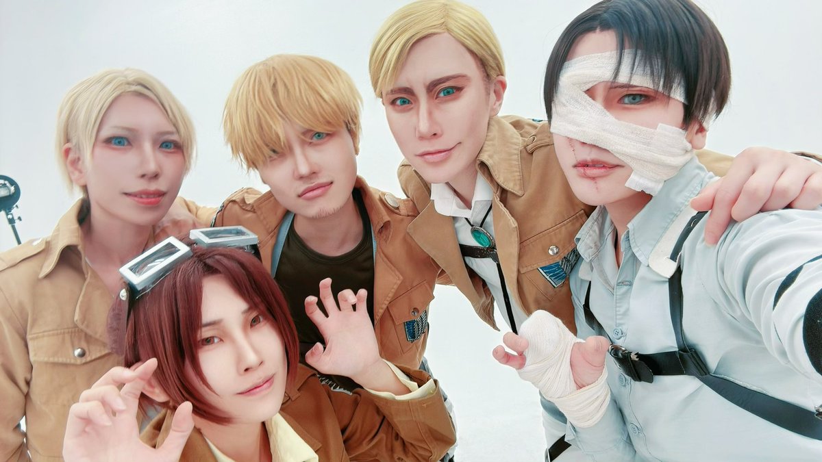 homuran's tweet photo. ほむら誕でワガママ撮影してきたーーーーー！！！！
暑い中おつかれさまです！みなさん集まってくれてありがとうございました！！！！
進撃撮影楽しいんで…一生やりたい… https://t.co/Hh1z2AY6ww
