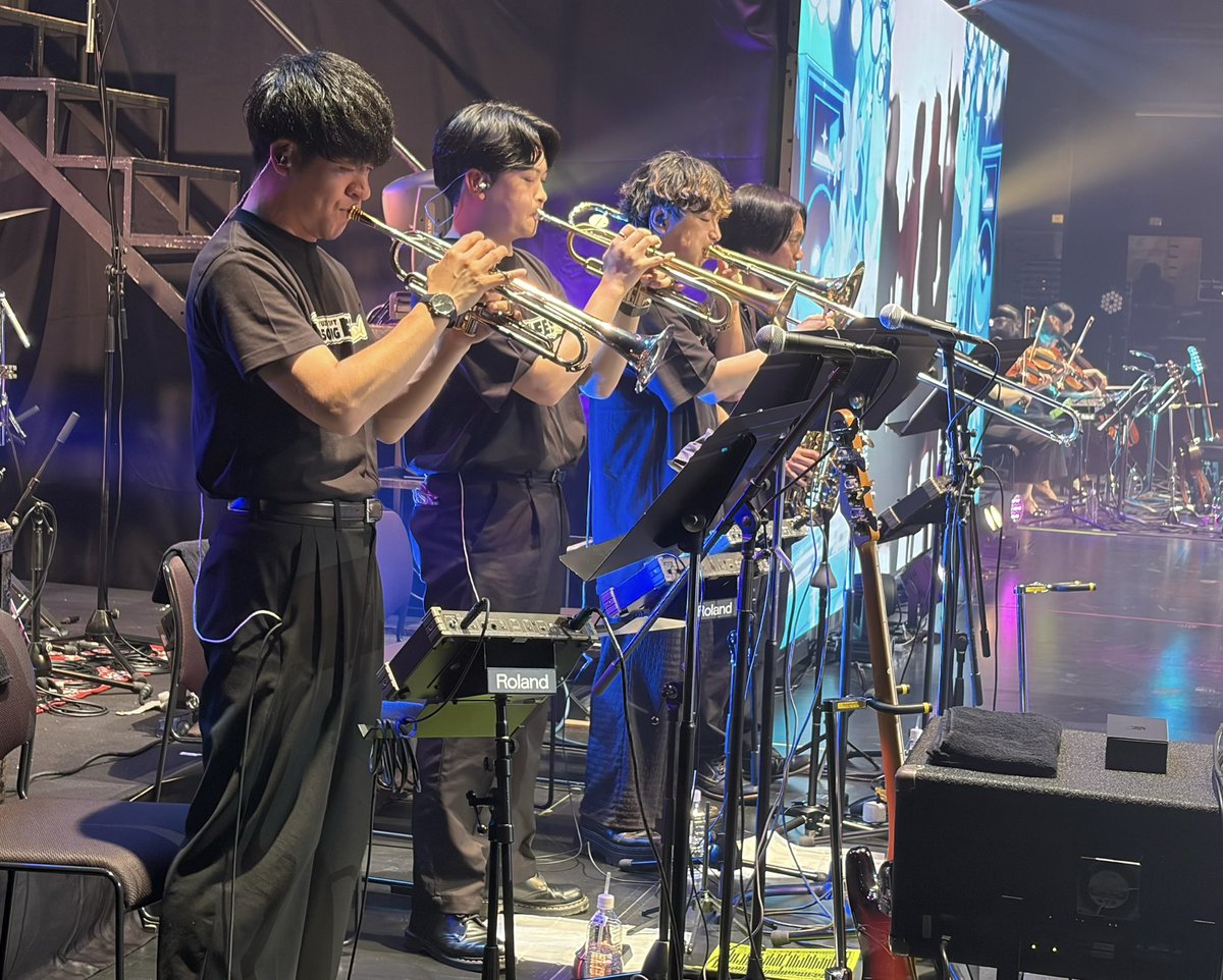 spjikou's tweet photo. YUZUSOFT SONG FES 2026 

神戸公演に引き続き、立川ステージガーデンにてトランペットで参加させていただきました🎺

会場の熱気と声援、本当にすごかった🔥

素敵なステージに参加させていただき幸せです！ありがとうございました！！！

#ゆずソフトソングフェス 
#ゆずソフトsongfes2026 https://t.co/oeMTk12bSS