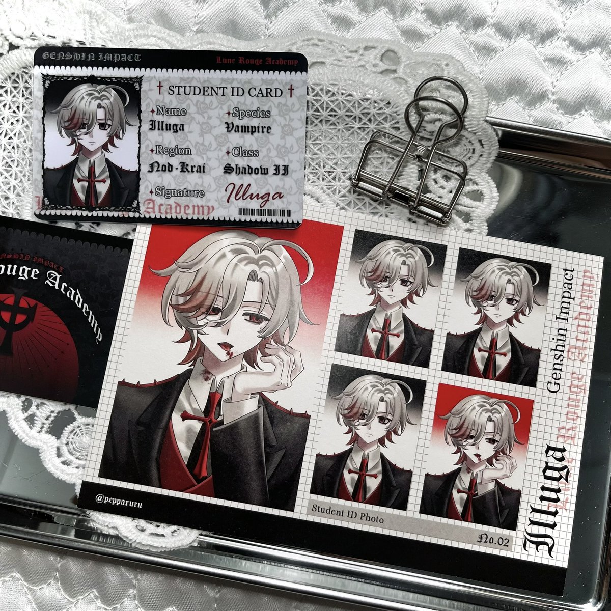 peparu73's tweet photo. GI Vampire set Preview 🦇
#HoYoFEST2026
#illuga #lohen #valeriy #noy https://t.co/QxX2AfiTGD