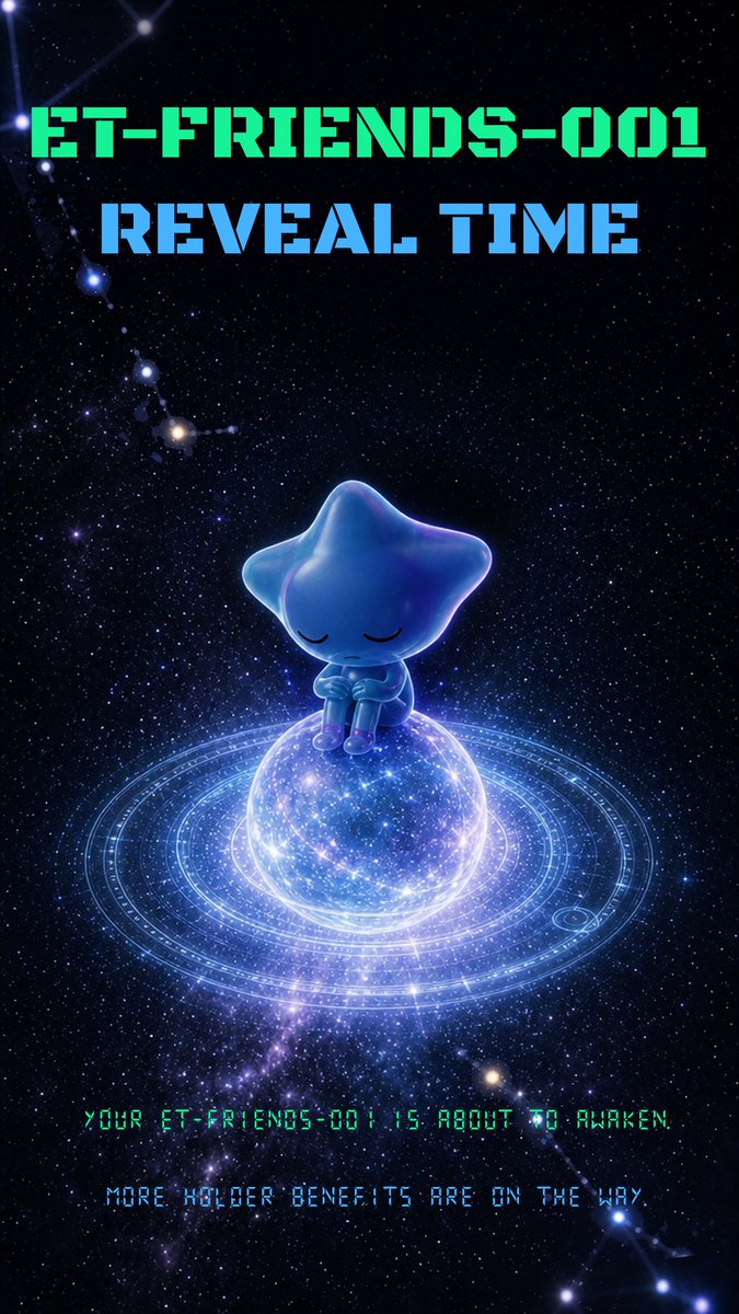 0xploplo's tweet photo. ✨ The wait is over.

ET-Friends-001 has officially been revealed! 

What’s your Friend like?

Share your PloPlo in the comments. 👇

#gPloPlo #gRitual https://t.co/9ec4RCES1N