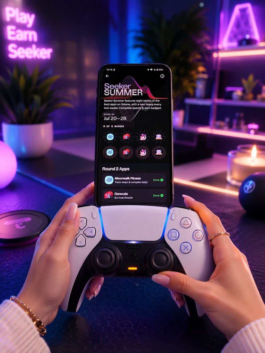 BlueSkyArisa's tweet photo. Round 1 ✅ 
Round 2 ✅ 
Thanks to my PlayStation setup 😀 
I finally conquered @GORECATS ! 🎮

🔥 All quests completed, all badges unlocked. $SKR claimed &amp; staked.

Ready for whatever Round 3 brings. Let's go! 🚀 

#Crypto #Seeker #Solana #SKR https://t.co/5B5g7eyYKQ