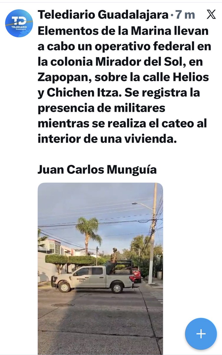 ChechyGdl's tweet photo. @Edgar189Rl @Trafico_ZMG @AztecaSiete @dk1250 https://t.co/N2kF4CzoGo