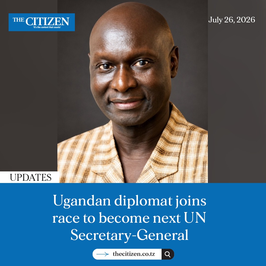 TheCitizenTz's tweet photo. Ugandan diplomat Olara Otunnu has joined the race to become the next United Nations Secretary-General, becoming the seventh candidate seeking to succeed António Guterres when his second term ends later this year.
https://t.co/dVgaG5prbt https://t.co/7tvTxvtGfS