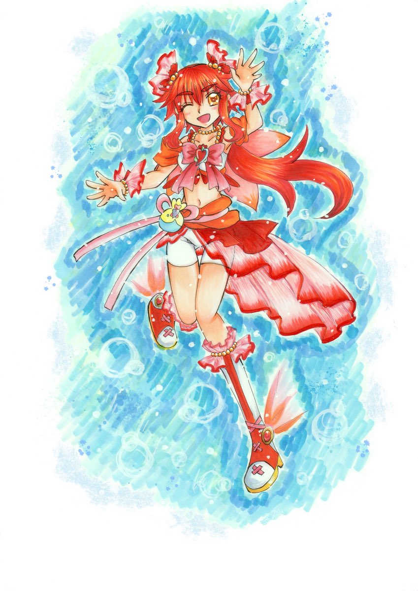 08kata's tweet photo. 毎日暑いので海キュア再掲しとこの巻 https://t.co/7uKdPNDrUL