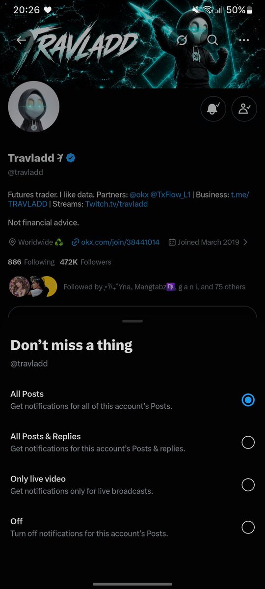 Obito7Y's tweet photo. @travladd always on!

thankyou travladd ♥️

6dBiSgXAwybF1tP86KASc7raJgw4zojxSwXbRhDtyJYf https://t.co/dN0Llu3GoQ