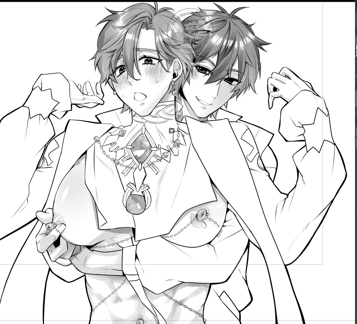 potetoron2's tweet photo. 8/23 エイオリwip https://t.co/5cF92LQAZD