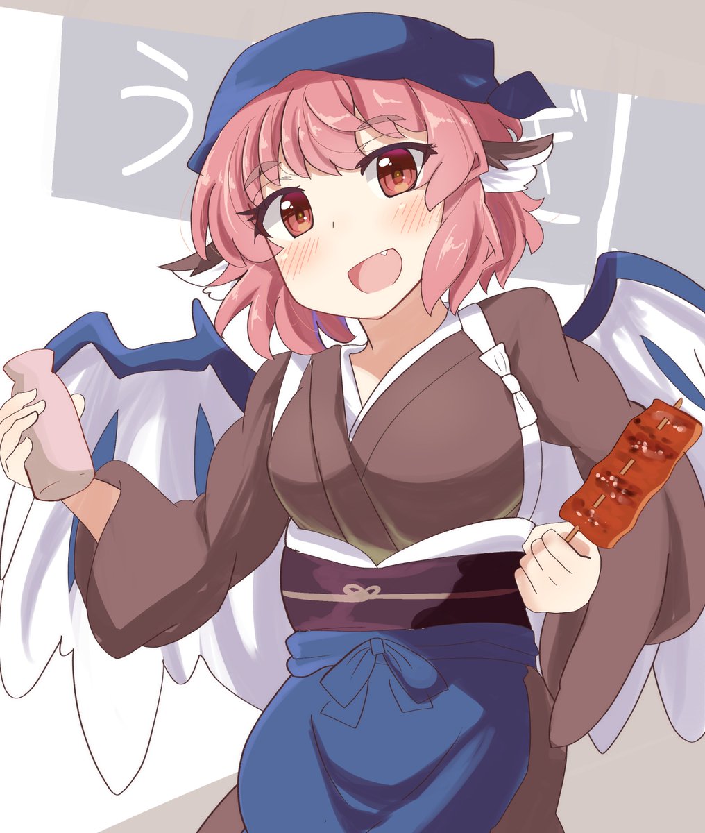 Hrimfaxi501JFW's tweet photo. 丑の日なのでおかみすちー
（何気に初めて描いた）
#東方Project
#ミスティア・ローレライ https://t.co/0EZ0Kx9POS