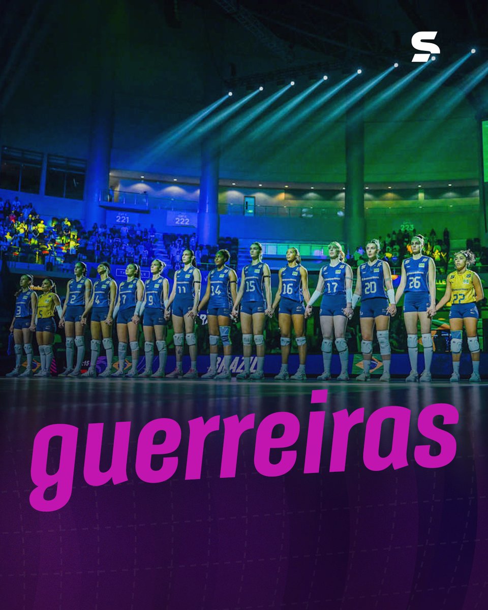 sportv's tweet photo. NOSSAS MENINAS SÃO GUERREIRAS, SIM! 🇧🇷🏐

O Brasil não conquistou o ouro da VNL e acabou superado pela Turquia na final, mas a raça entregue em cada ponto mostrou toda a força do nosso vôlei! Vocês brilharam, lutaram até o fim e merecem todo o nosso orgulho. GIGANTES! 💚💛

*Contém texto alternativo.

#VNLnoSportv #VoleiNoSportv #Brasil #Turquia
