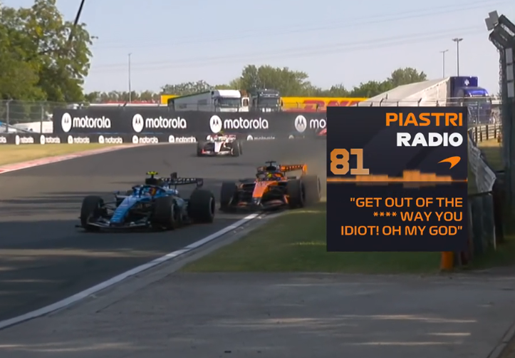 blog_formula1's tweet photo. QUE ISSO!!! SAINZ RETARDATÁRIO ATRAPALHOU O PIASTRI!

PIASTRI: "SAI DA P**** DA FRENTE SEU IDIOTA! MEU DEUS!" https://t.co/oVuoeH6Txs
