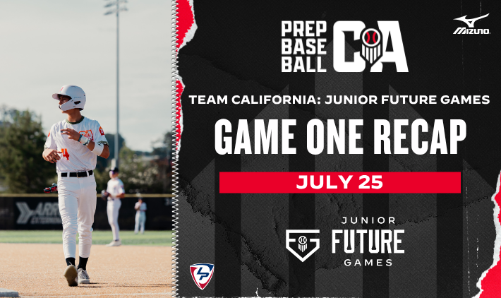 PrepBaseballCA's tweet photo. ⭐ 𝒯𝐸𝒜𝑀 𝒞𝒜𝐿𝐼𝐹𝒪𝑅𝒩𝐼𝒜 𝒥𝐹𝒢 𝒢𝒜𝑀𝐸 𝒪𝒩𝐸 𝑅𝐸𝒞𝒜𝒫⭐ 

#TeamCalifornia rode a combined no-hitter and nine hits with nine runs to a dominant opening round win over #TeamArkansas

🔗: https://t.co/ZciTBD3VLv https://t.co/FqpuEq4nBo