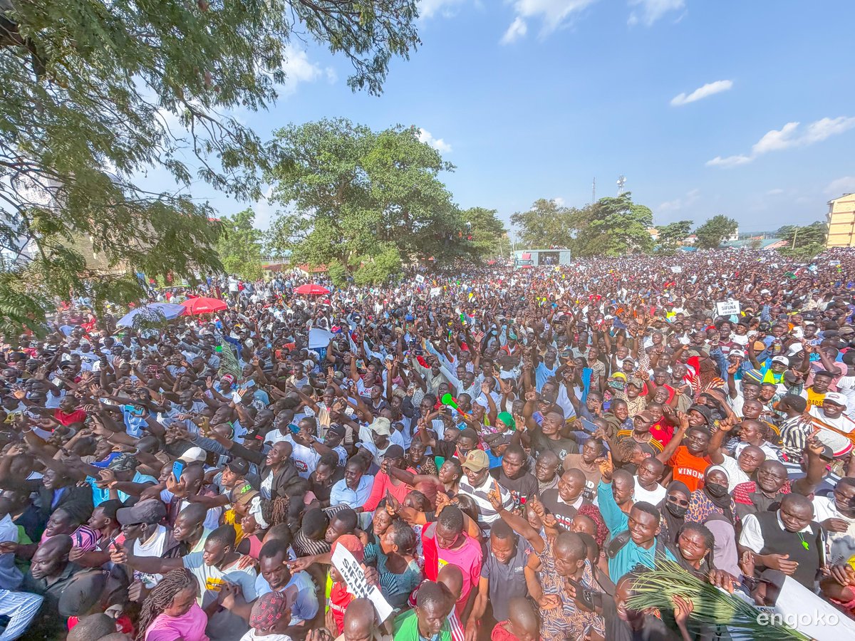 citizentvkenya's tweet photo. In Pictures: Linda Mwananchi rally at Posta Grounds, Bungoma https://t.co/PlojM5T2Im