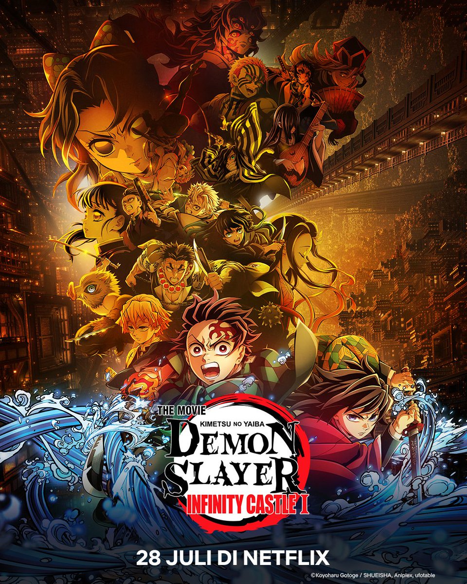 HabisNontonFilm's tweet photo. Dua hari lagi, DEMON SLAYER KIMETSU NO YAIBA INFINITY CASTLE rilis Netflix!

Di bioskop Indonesia, jadi anime terlaris nomor 1 sepanjang masa yang tembus 2,5 juta penonton 👏🏻 https://t.co/iGbPVwmS5k