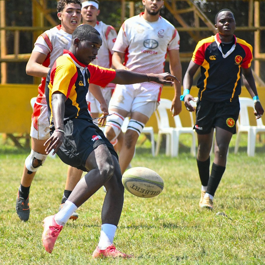 DBwaha's tweet photo. U20 Rugby: FT- Uganda 20-13 Tunisia 

Scorers: 🇺🇬
Daniel Musyoka(2 PK)
Victor Agaba(1 try) 
Jayden Acidri (1 try) 
Titus Nyonyintono (2 Conv)

Scorers 🇹🇳 
Mohammed Ali Afli (1 PK ) 
Mohamed Ben Nsira(1 try) 
Youssef Mangour (1 Conv) 
Achraf Hichri (1 PK)
#AfricaRugbyWithDenise https://t.co/LeOs3WyK2m