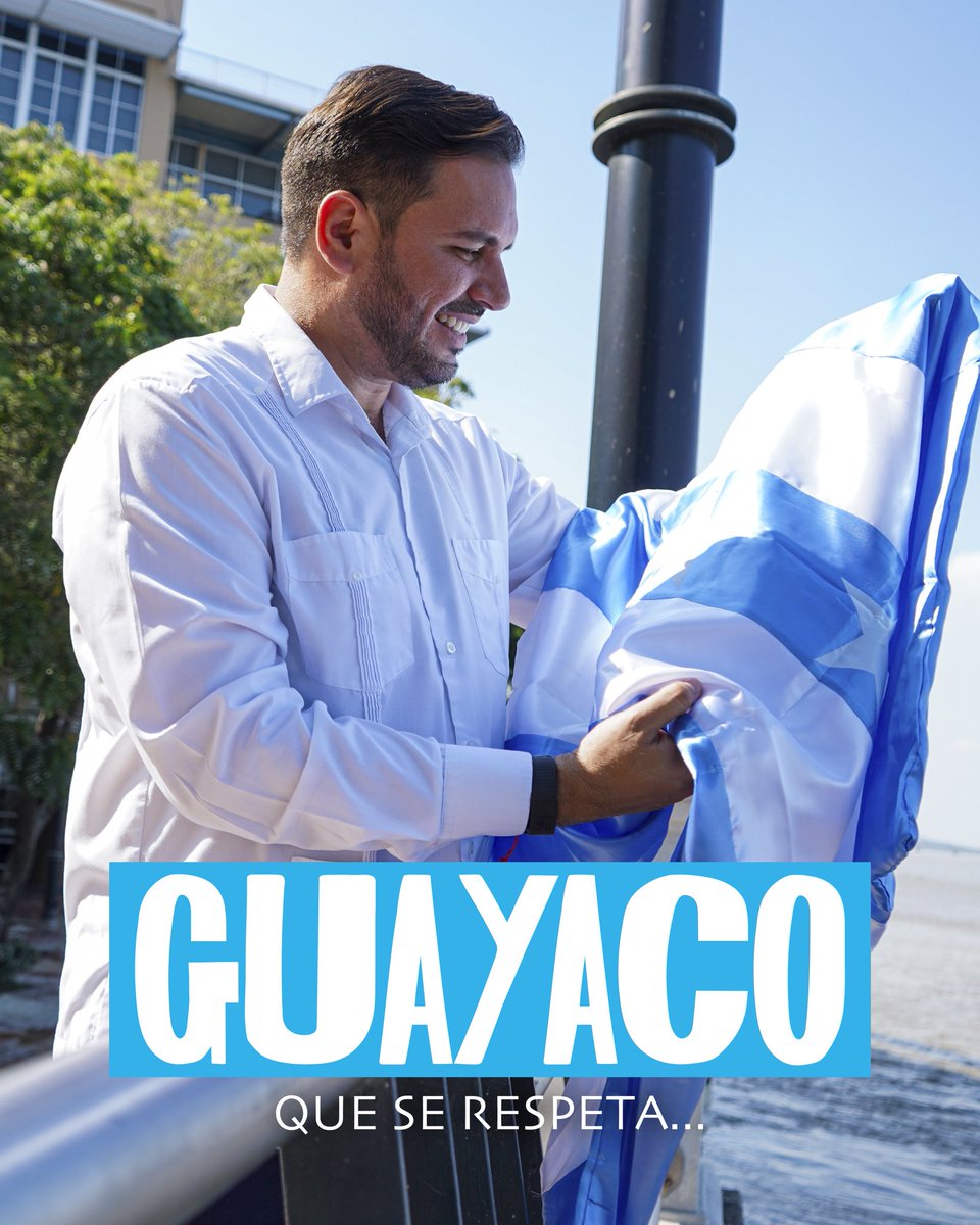 AndresFantoniB's tweet photo. Guayaquil representa un destino; un recorrido por la historia; una convergencia entre el folclore y las costumbres de una ciudad ícono que se erige, en el tiempo, con identidad propia. 🩵🤍

#CiudadanosComoTú https://t.co/XhZU6eI5VB