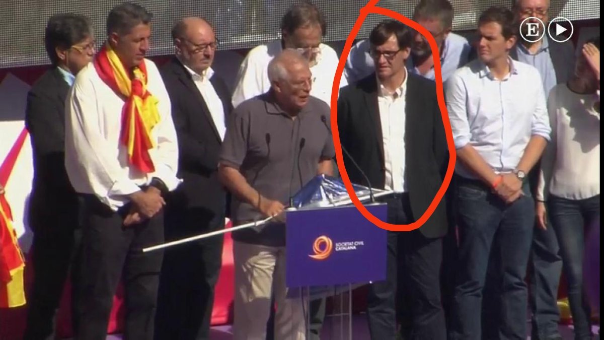 NoEsPotCat's tweet photo. ��️Si L'extrema dreta serveix per "esclafar" l'independentisme: PERFECTE!
❌️Si L'extrema dreta us pot prendre el poder als repressors i corruptes del PSOE155 l'ESCLAFAREU!
Cap sorpresa. El filldeputisme i cinisme que gasten els nostres germans del PSOE155 és infinit! #NOESPOT https://t.co/cjkeSh87ob