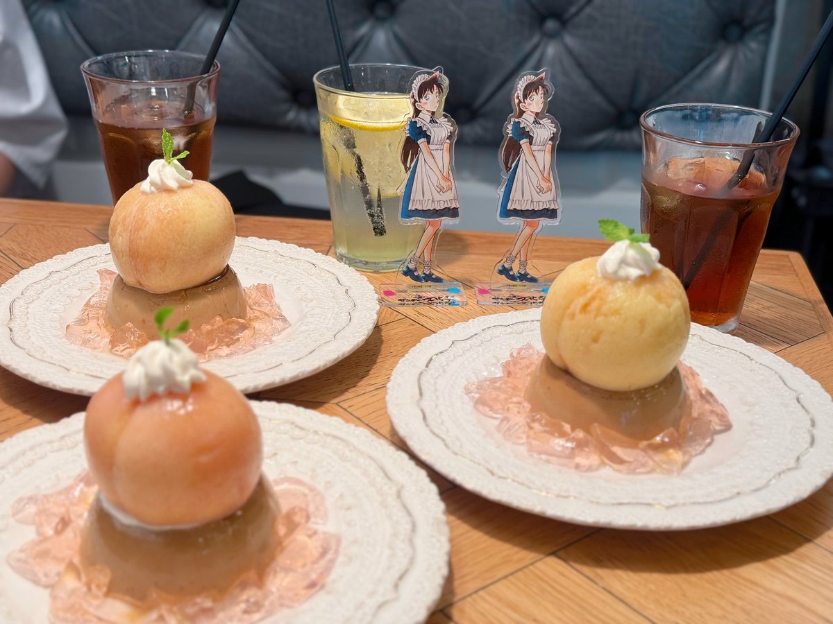 miik_love's tweet photo. はるゆみきday♡
桃アールグレイプリン🍑✨
めっちゃ美味しかった！！
カフェハシゴしていっぱい喋ってた。
めっちゃ楽しかった😊💓
1日ありがとう！！
@___19show https://t.co/idIaDWvrAi