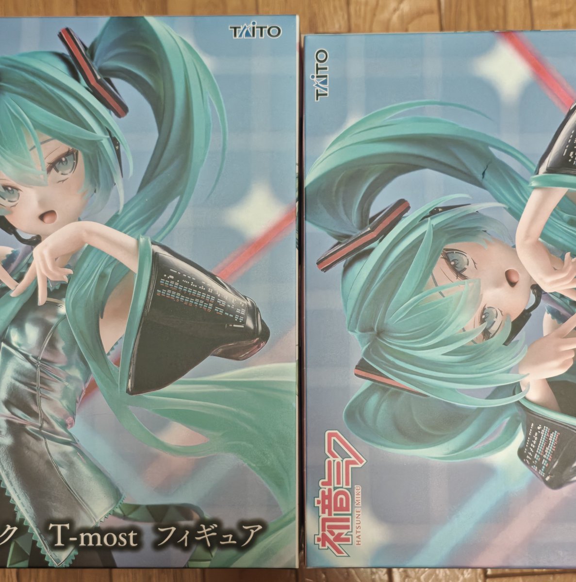 ataru0840's tweet photo. T-most 初音ミク
獲得の参考情報
正方形に見えて縦がわずかに長い（写真1枚目)。
箱への入り方（写真2、3枚目）
上が重いように見えますが詳細不明
正面から見て右側が重い
謎の展開状況ですので、プレイできる環境かふねいですが、参考にどうぞ🤔 https://t.co/b9XLQdCuCF