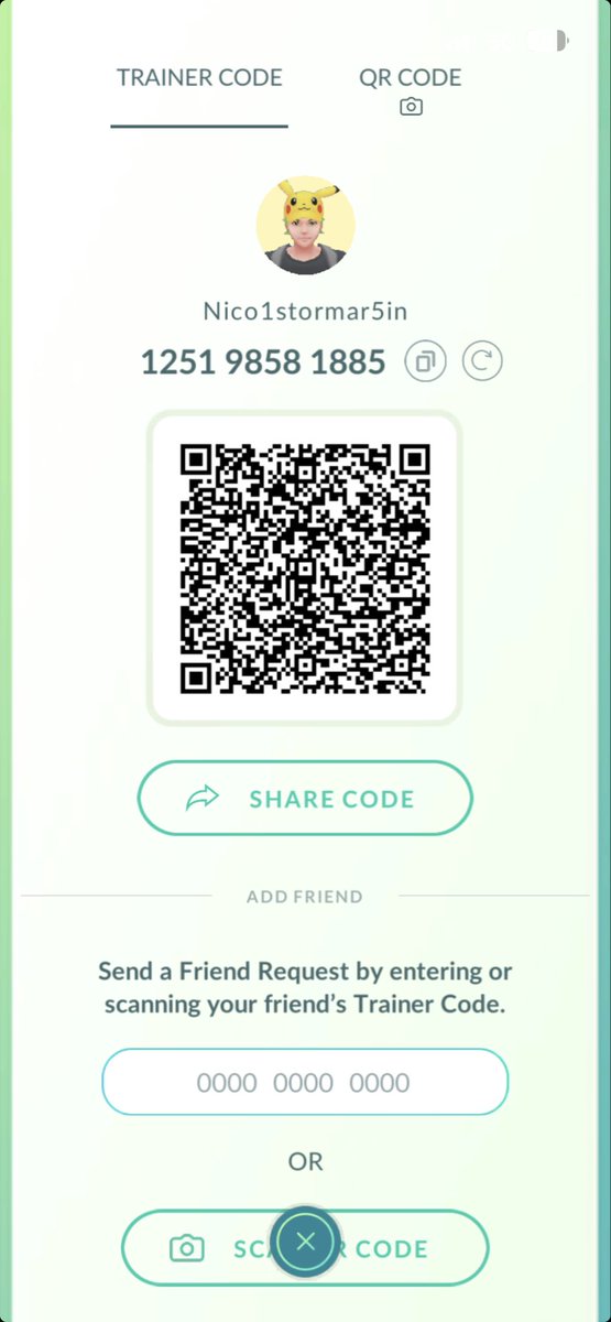 steve__works's tweet photo. My son wants new pokemon friends. Here is the friend code:
1251 9858 1885

#pogo #PokemonGO #pokemontrainers https://t.co/NnauvVnuLo