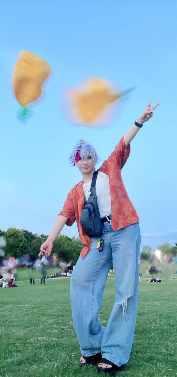 kouta306510's tweet photo. おそくほ~【cos/🌈🕒】

🍍パーク衣装の🥂✨で居ました🎶🎶🎶
お祭り楽しかった🫲😄🫱

#アコスタ万博夏まつり https://t.co/MH07uUDvr0