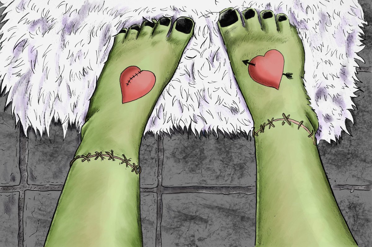 Recodrawsstuff2's tweet photo. When the commission fairy told me to draw feet so I drew feet https://t.co/nYrXhk3zzC