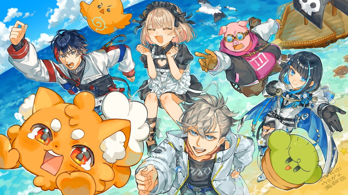 3akurasan's tweet photo. はばたけ！ウミガメ海賊団🏴‍☠️
#VCRRUST
#ズズの図 #ウラト画廊 #ぐちつぼを許さない #ちーの絵さんぽ #りりむとおえかき #群青ロマート #ツムグらふてぃ #誰でも見れますねぇ https://t.co/8RrdaZcUyD
